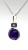 detailaufnahme des violetten amethyst edelsteins
