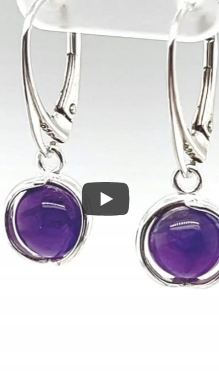 Handgefertigter Silberschmuck mit Amethyst