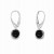 Handgefertigte Onyx-Ohrringe aus 925er Silber