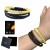 Lederarmband für Herren mit Bernstein
