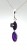 Silberanhänger mit natürlichem Amethyst