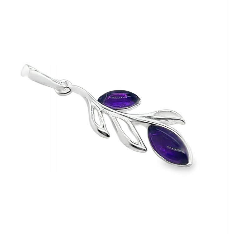 Anhänger aus 925 Silber mit Amethyst