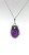 Silberanhänger mit natürlichem Amethyst