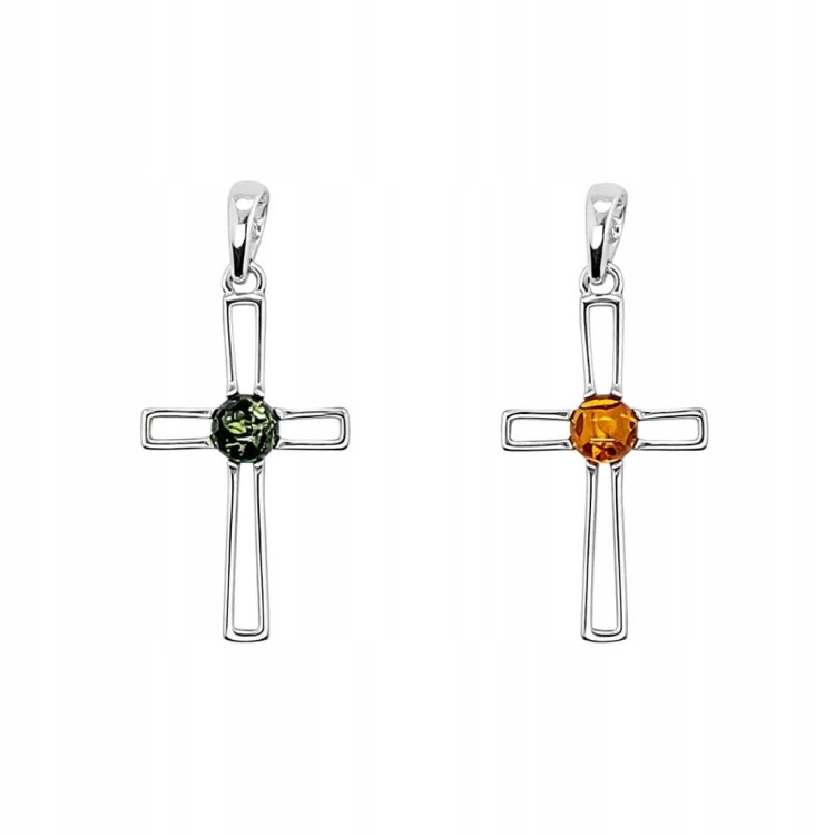 Handgefertigter Schmuck aus Silber und Bernstein