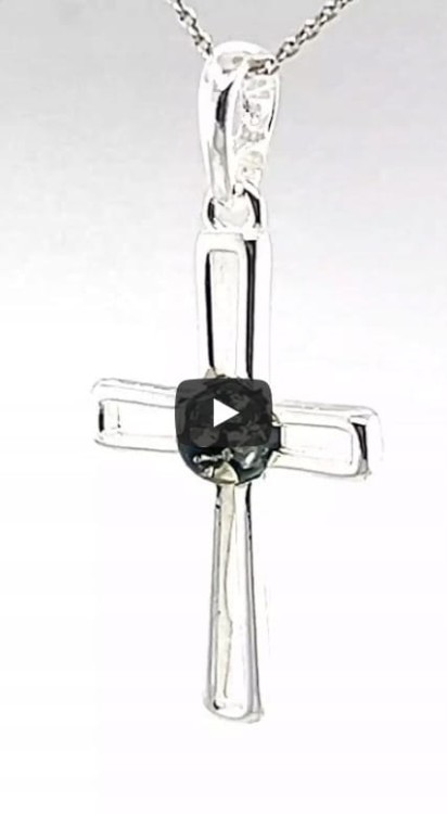 Elegantes Kreuz mit echtem Ostsee-Bernstein
