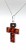 Silbernes Kreuz mit echtem Bernstein
