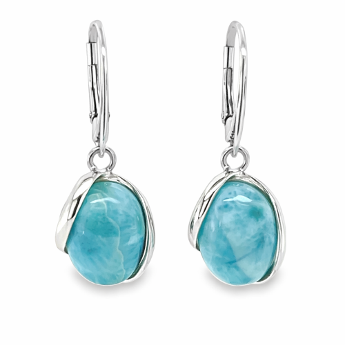 Larimar Schmuck aus Silber handgearbeitet