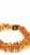 Bernsteinarmband auf Gummiband Detailaufnahme
