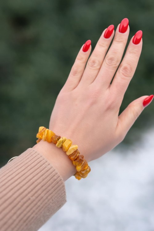 Armband aus natürlichem Ostsee-Bernstein