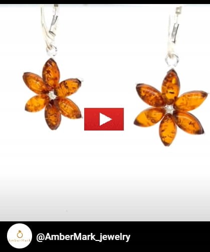 Bernsteinschmuck Ohrringe Geschenkidee