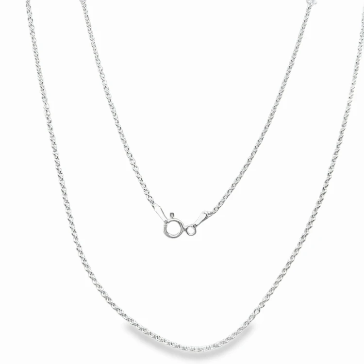 Silberkette Simple Ankier Detailansicht