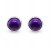 Silberohrringe mit natürlichem Amethyst