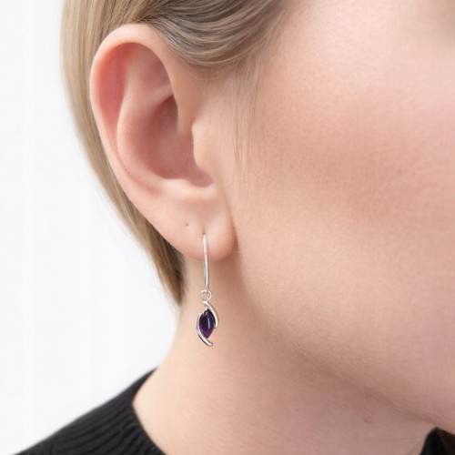 Handgefertigter Silberschmuck mit Amethyst