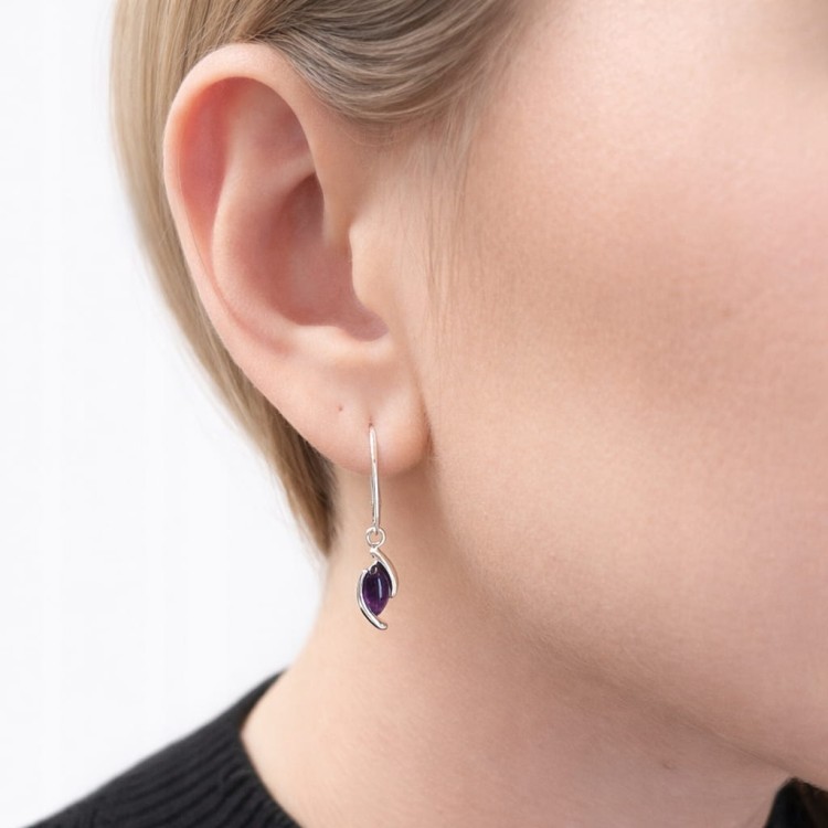 Handgefertigter Silberschmuck mit Amethyst