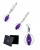Silbernes Schmuckset mit Amethyst Anhänger und Ohrringen