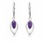Amethyst Edelstein Schmuckset handgefertigt