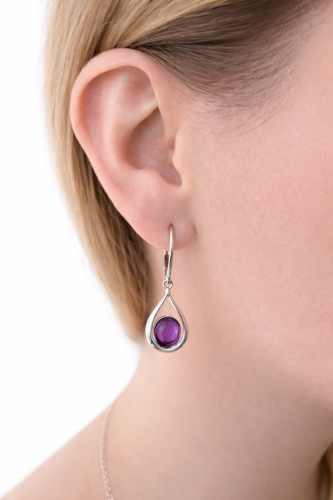 Schmuckkollektion natürlicher Amethyst