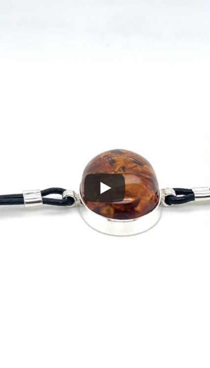 Elegantes Design Armband mit Bernsteinakzent
