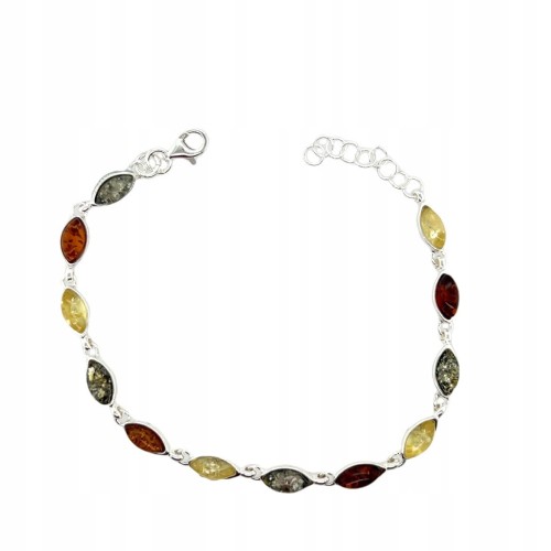 bernstein armband silber 925