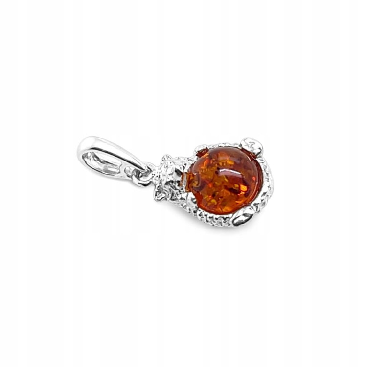 Handgefertigter Bernsteinschmuck Igel