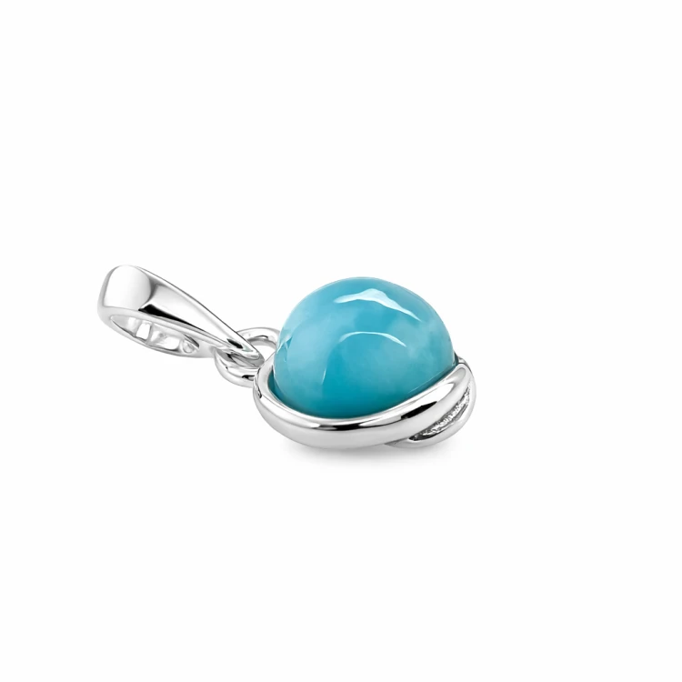 Naturbelassener Larimar Edelstein