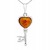 Handgefertigter Silberschmuck mit Bernstein