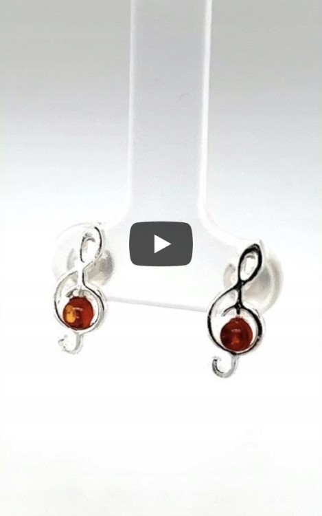 Detailaufnahme Bernstein Violinschlüssel