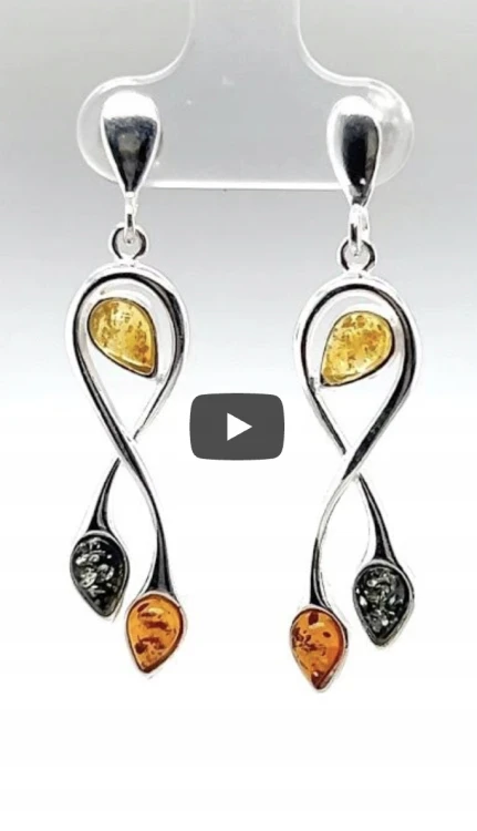 Moderner Schmuck mit baltischem Bernstein