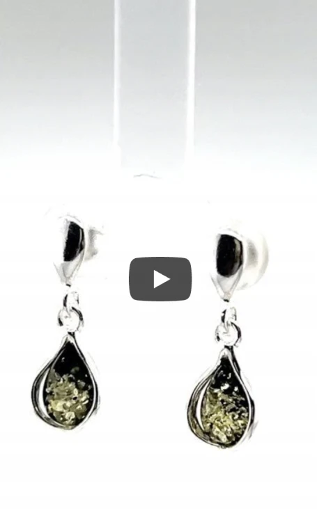 Eleganter Bernsteinschmuck Silber