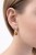 Klassischer Bernsteinschmuck Silberohrringe