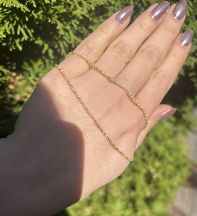 Nahaufnahme des Verschlusses der Kette