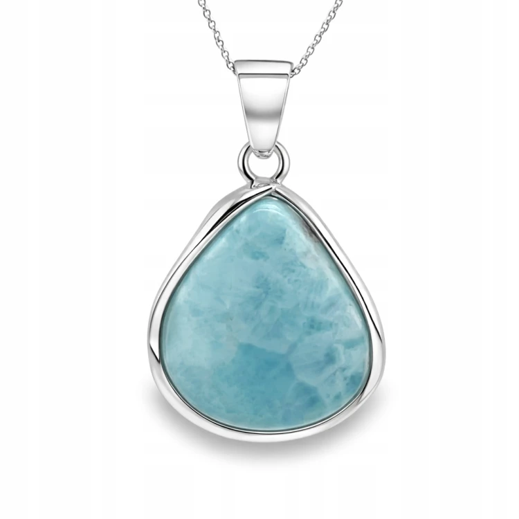 Larimar Halsschmuck Detailansicht