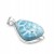 Eleganter Damenschmuck Anhänger mit Larimar Stein
