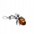 Eleganter Bernsteinschmuck Motiv Spinne