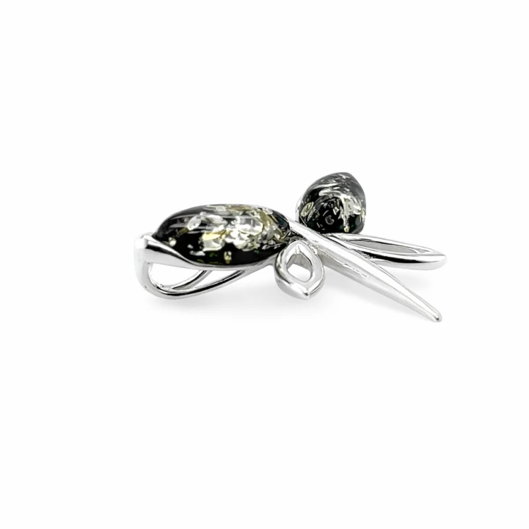 Handgefertigte Libelle aus Silber