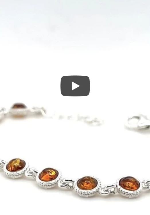 Naturbernstein Armband Cognac