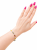 Silberarmband mit Naturbernstein Details