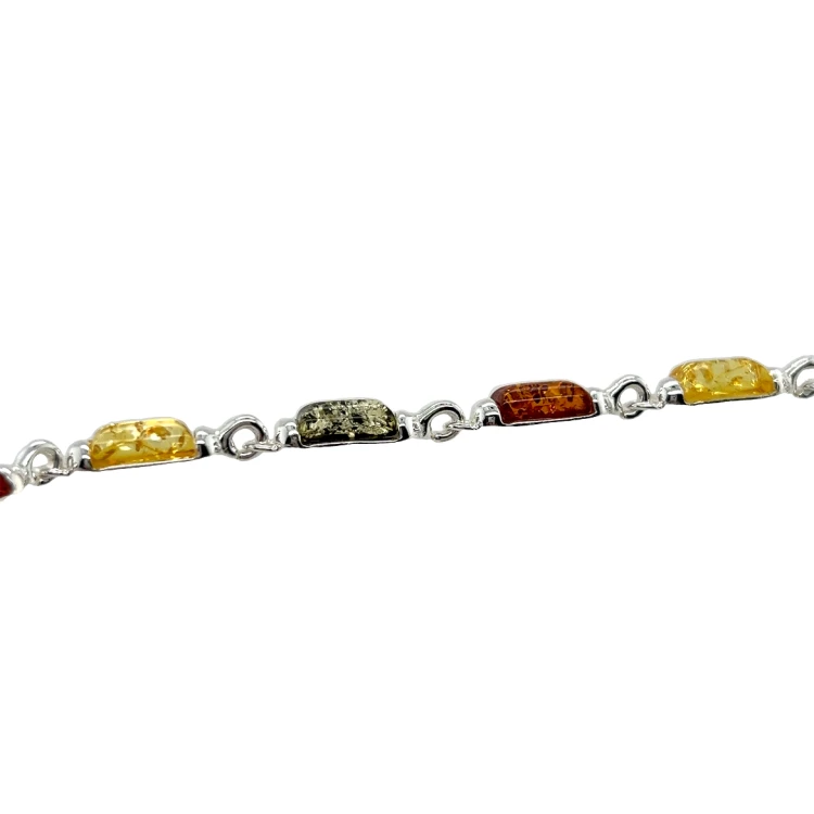 Detailansicht Bernsteinarmband Verschluss