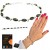 Silberarmband mit grünem Bernstein Markiza
