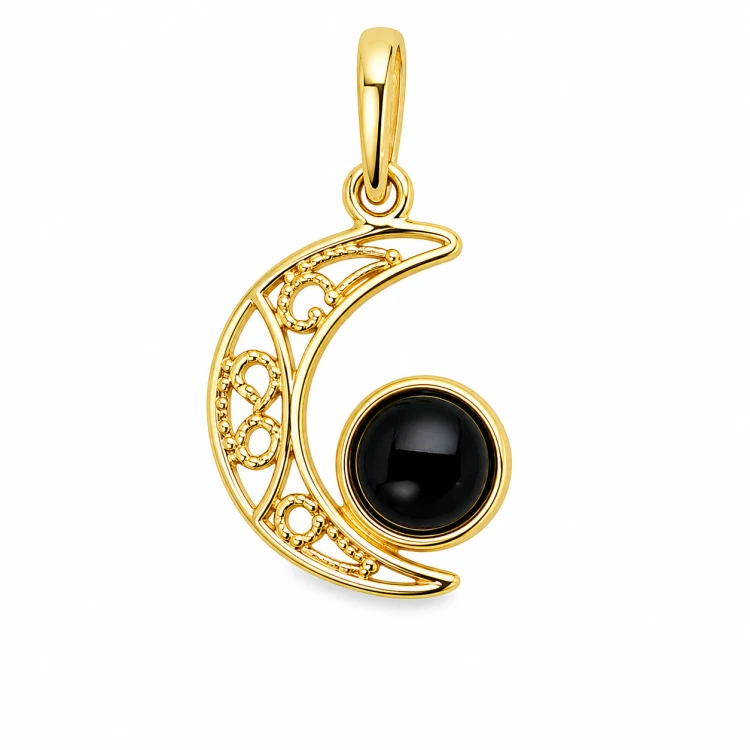 Handgefertigter Silberschmuck Onyx