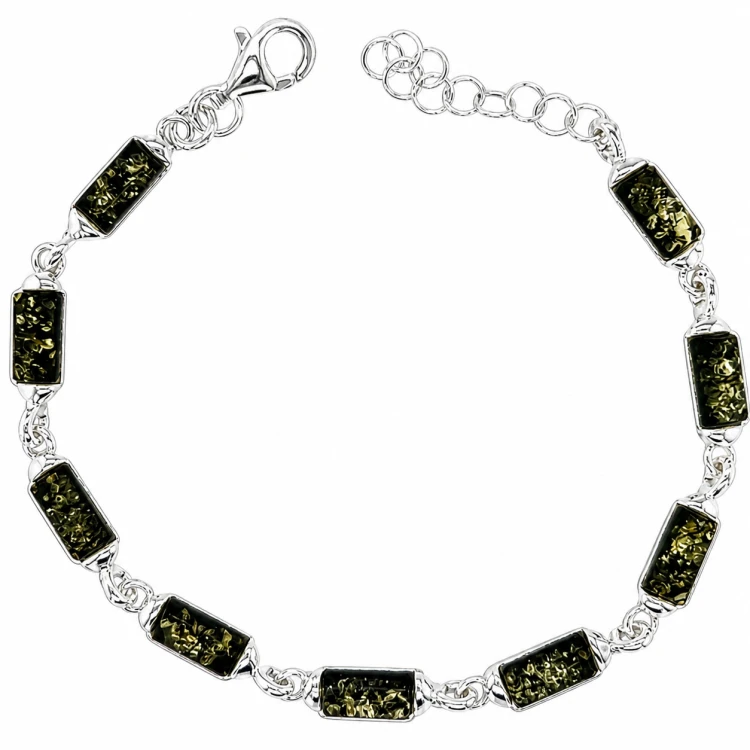 Bernsteinschmuck Nahaufnahme Details