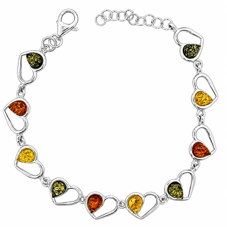 silberschmuck bernstein herz zertifikat