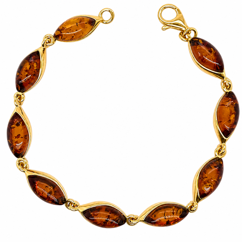 Detailansicht Bernsteinarmband