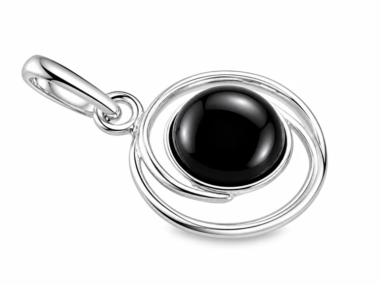 Hochwertiger Silberschmuck mit Onyx Stein