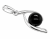 Dezenter Schmuck mit natürlichem schwarzen Onyx