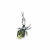 Herrenschmuck Spinne am schwarzen Lederband