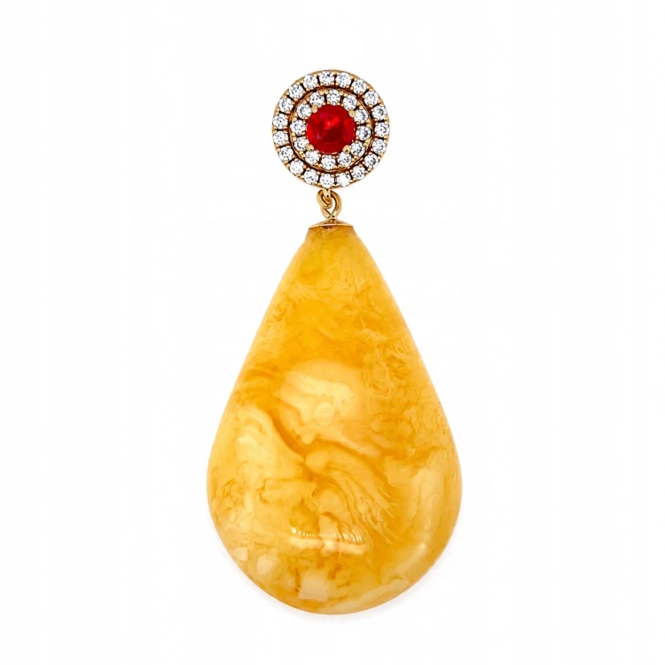 Eleganter Schmuck aus Silber mit Naturbernstein