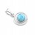 Larimar-Anhänger aus der Dominikanischen Republik