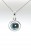 Eleganter Silberanhänger Larimar