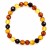 Bernsteinarmband in den Tönen Cognac Zitrone und Kirsche